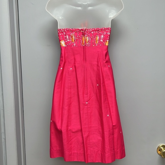 Lilly Pulitzer Strapless Dress with Sequins - Picture 4 of 7